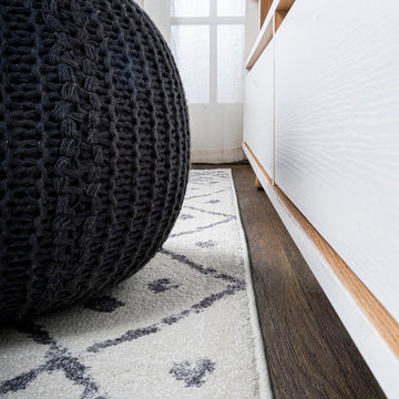 Juba Moroccan Geometric Diamond Area Rug